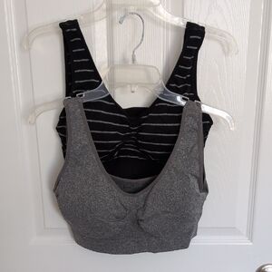 2 Pk Fitwell Padded Wirefree Bras - 3X